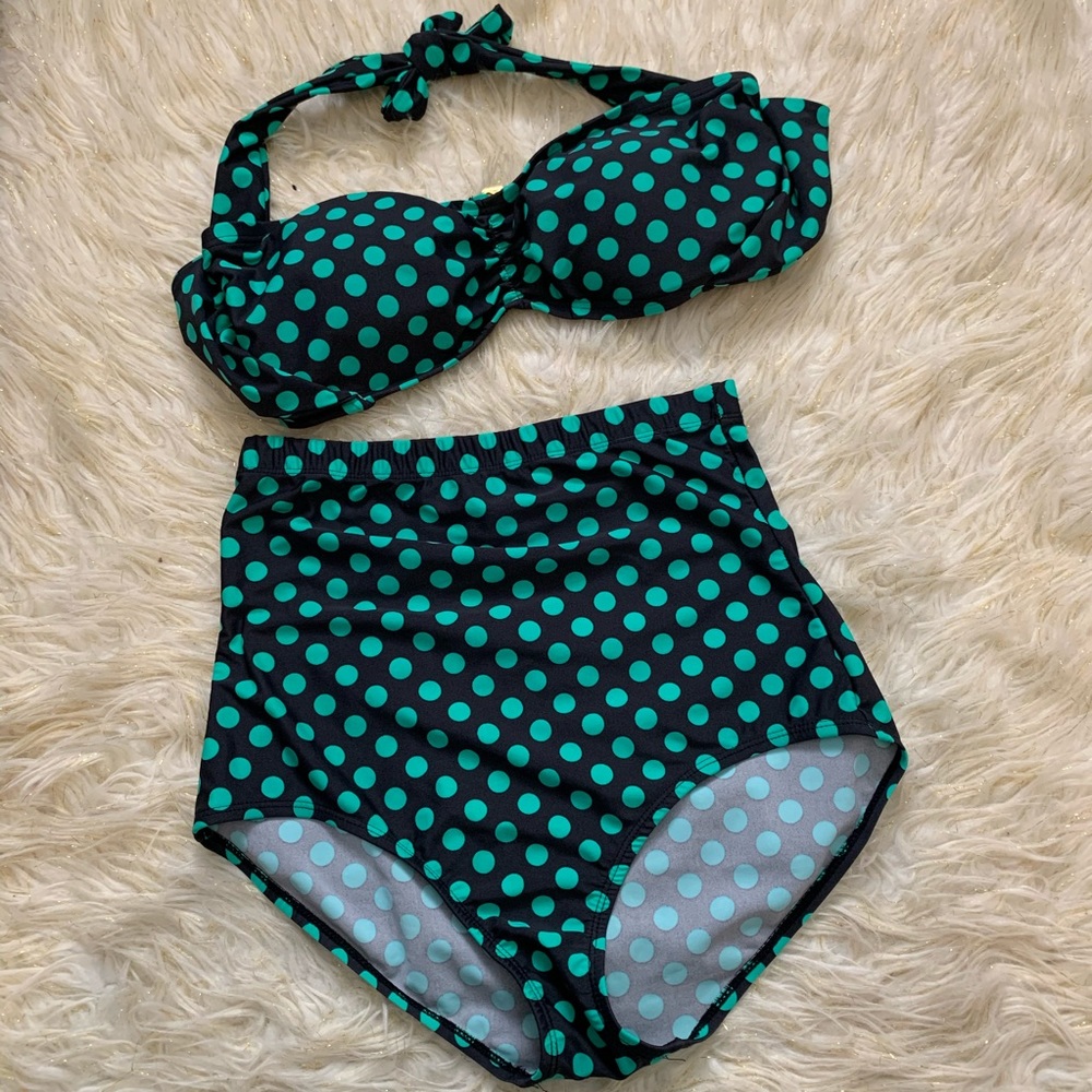 Retro High-Waisted Bikini